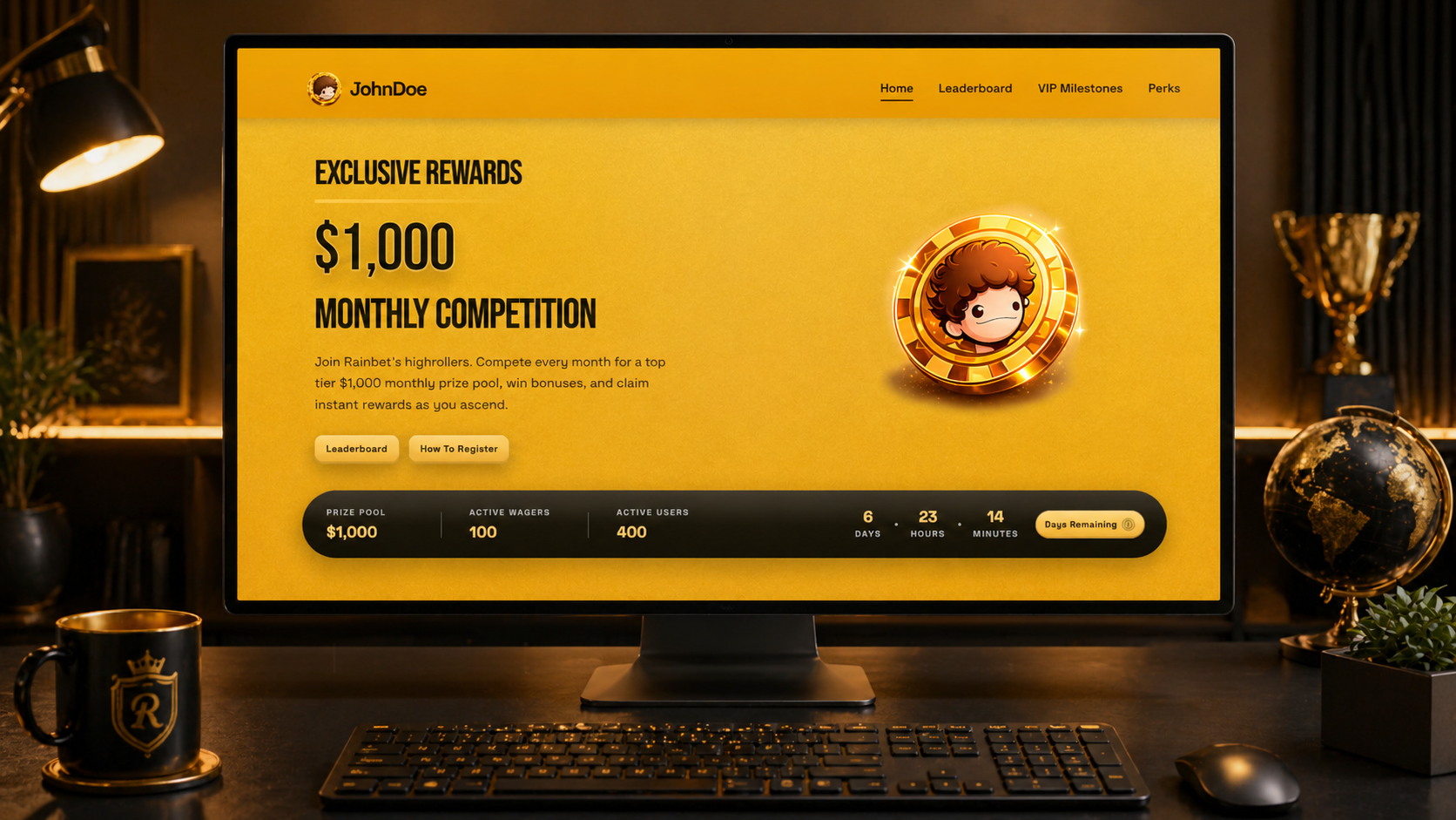 Molten Prize template preview